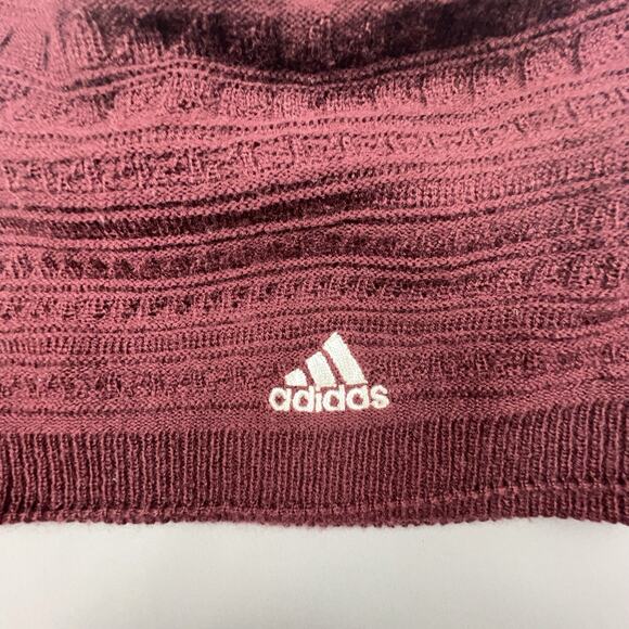 Adidas Beanie One Size Maroon Red ATM Aggies A&M University Cable Knit Texas - Picture 4 of 5